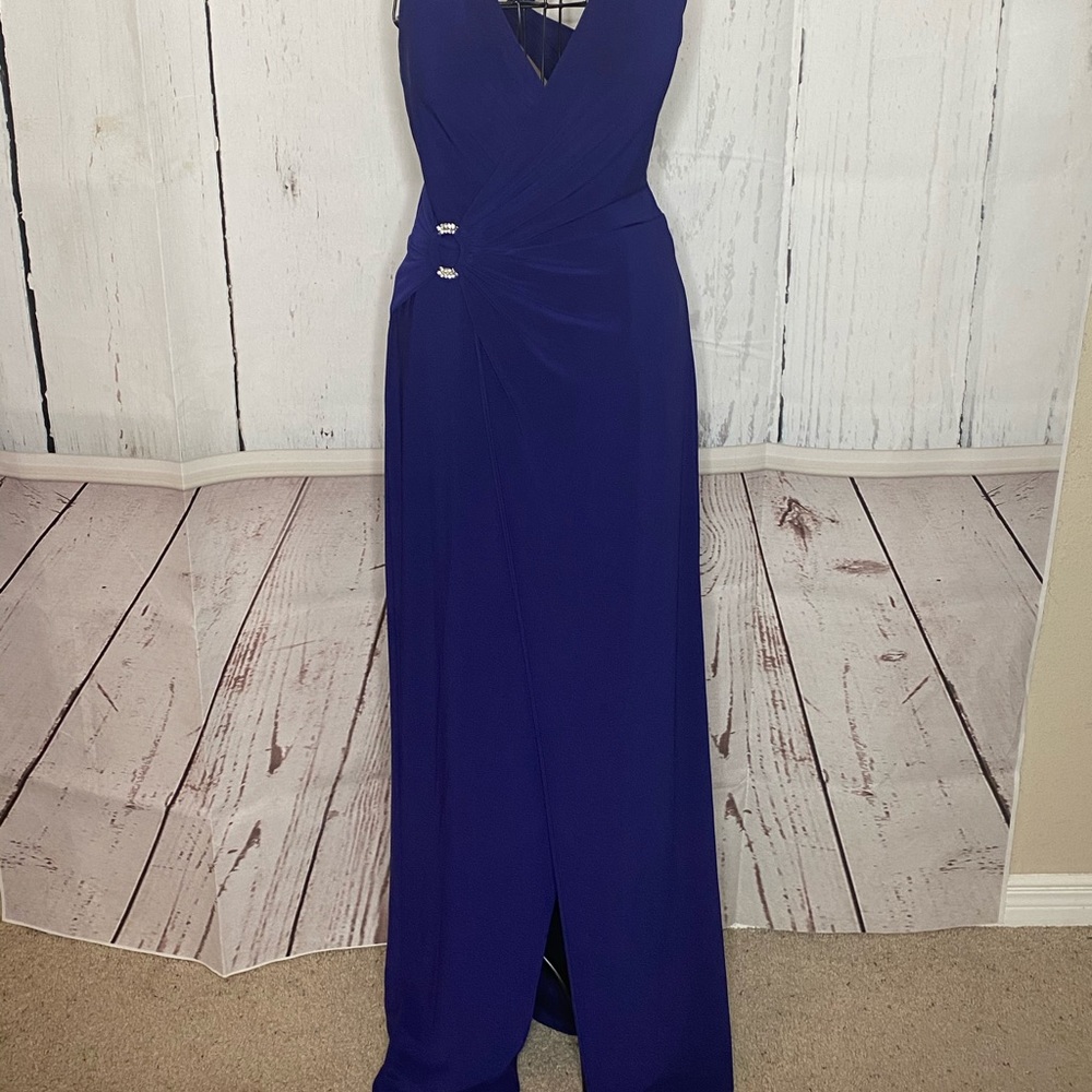 Elegant Navy Blue Dress - Picture 10 of 13